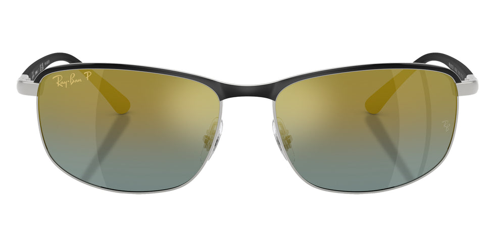 Ray-Ban RB3671CH Chromance 9144J0 60 - Black on Silver / Gradient Gold Mirrored Polarized #id:rb3671ch9144j0_s:100100