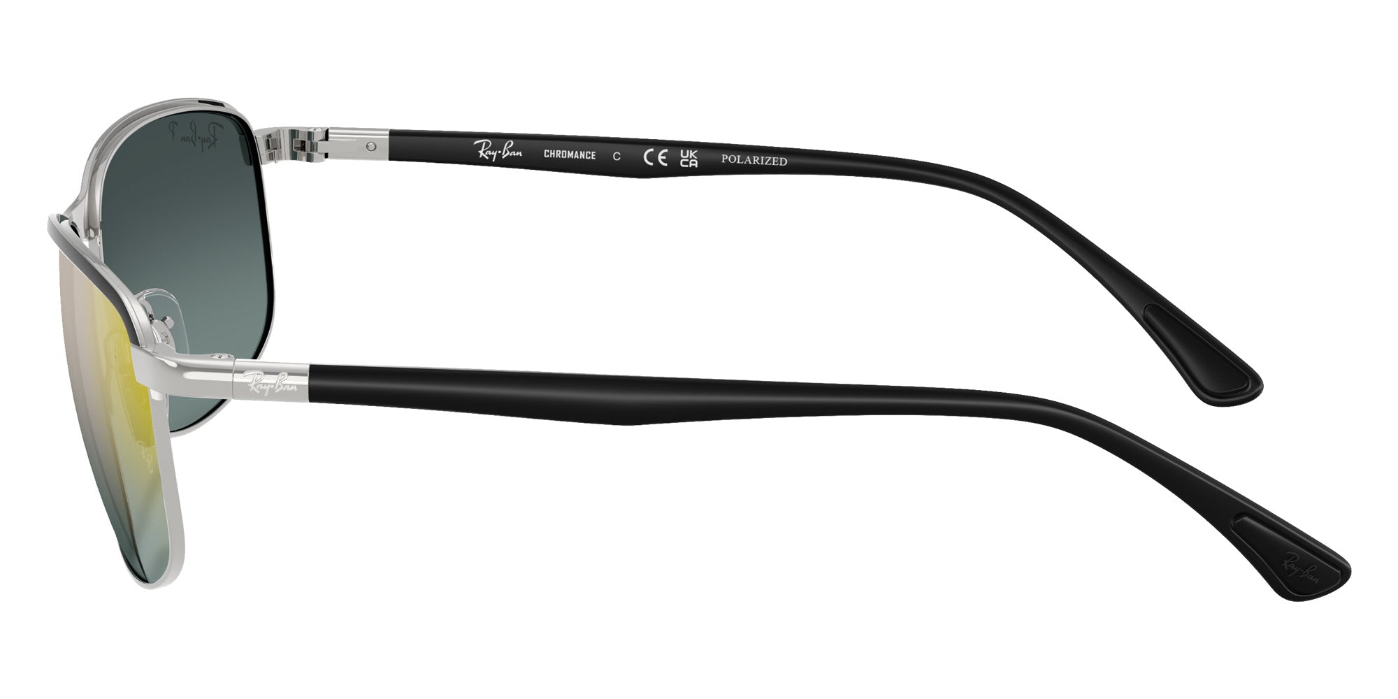 Ray-Ban RB3671CH Chromance Square Sunglasses | EyeOns.com