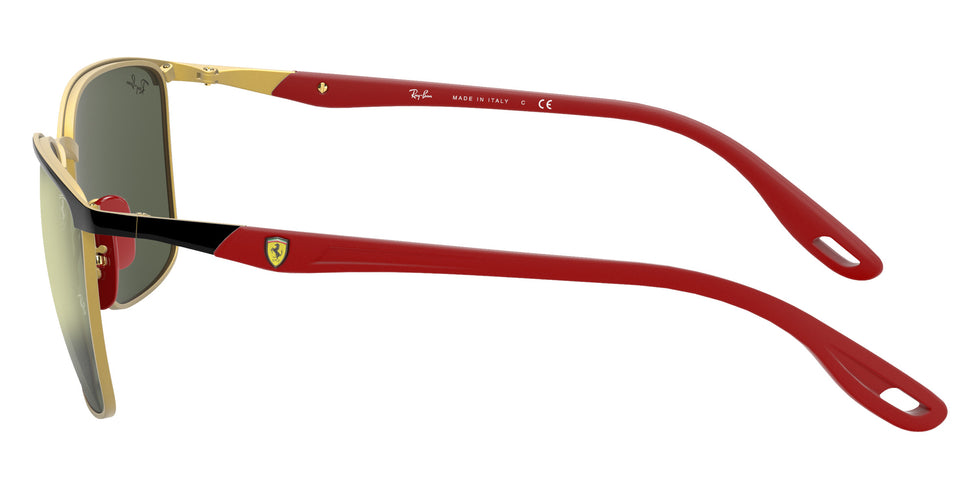 Ray-Ban RB3673M Scuderia Ferrari F06171 56 - Black on Gold / Green Classic #id:rb3673mf06171_s:100110
