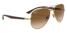 Ray-Ban RB3675 001/51 58 - Arista Gold / Light Brown #id:rb367500151_s:102120