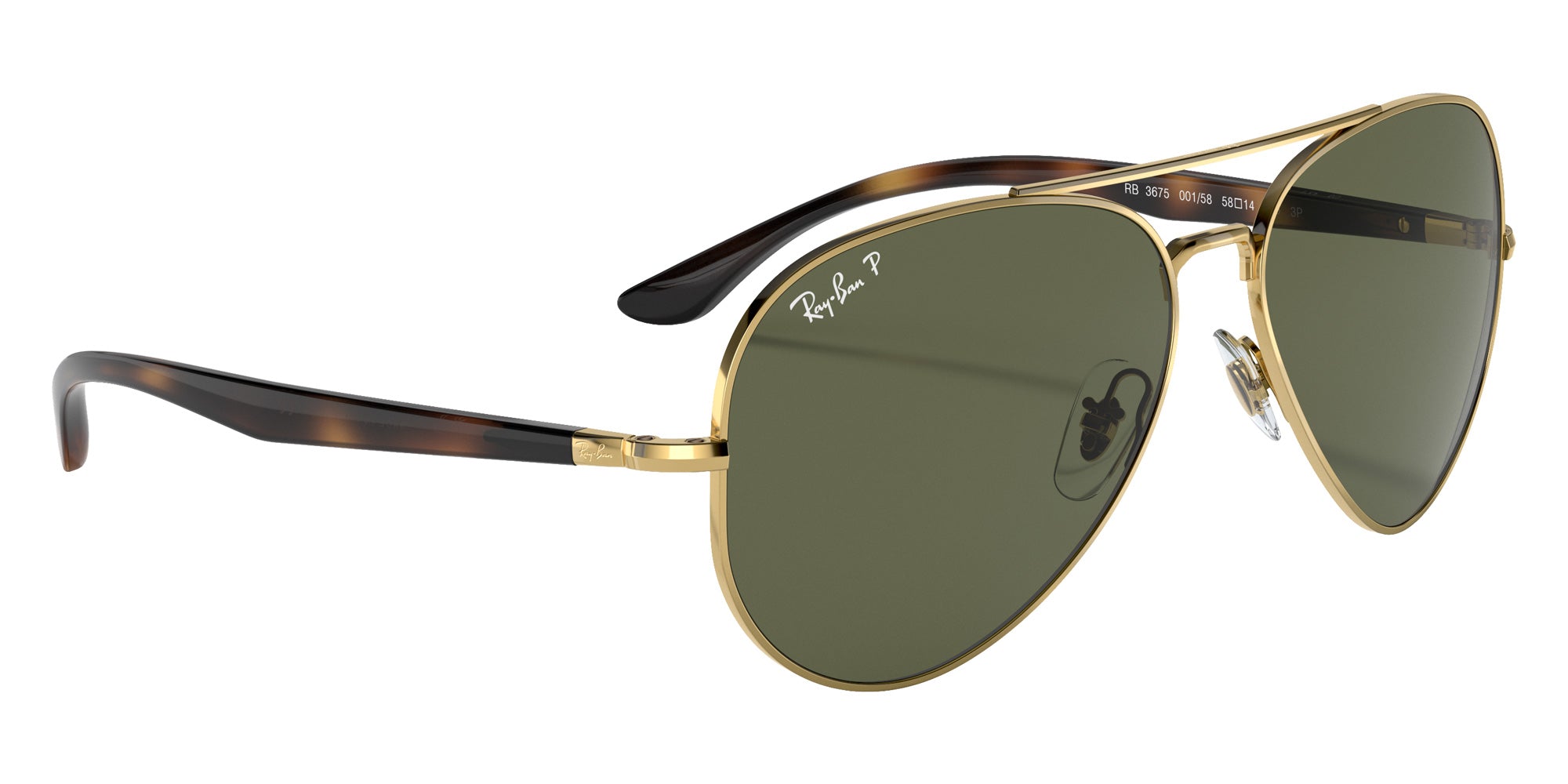 Ray-Ban RB3675 001/58 58 - Arista Gold #id:rb367500158_s:100120