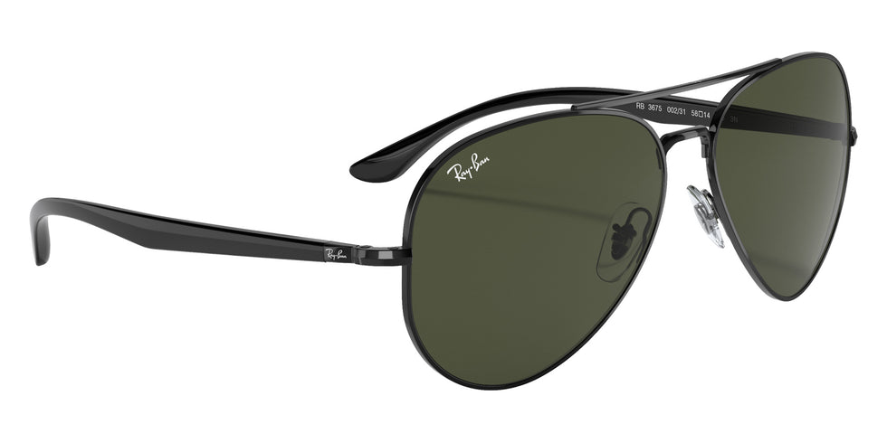 Ray-Ban RB3675 002/31 58 - Black / G-15 Green #id:rb367500231_s:104120