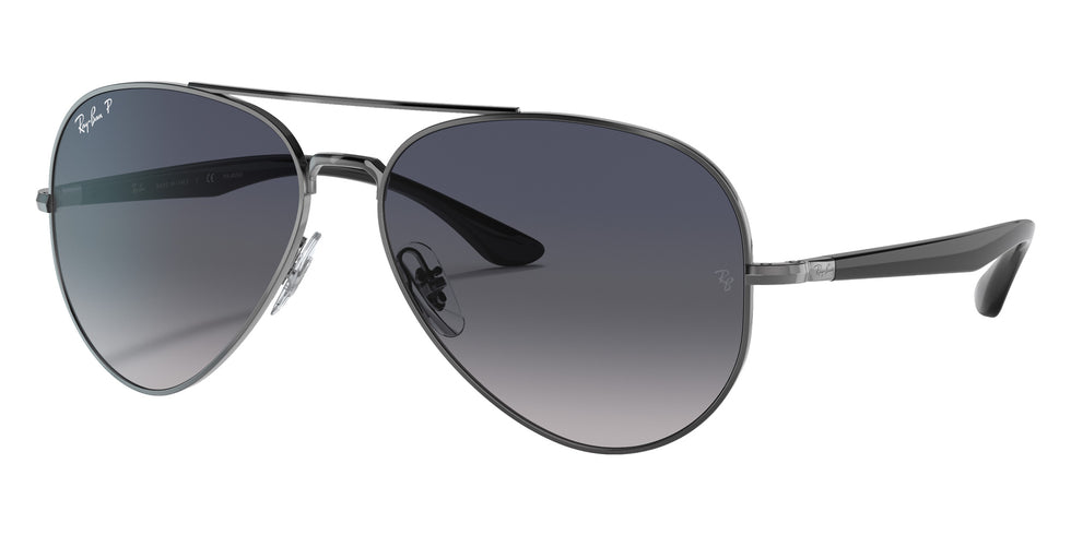 Ray-Ban RB3675 004/78 58 - Gunmetal / Blue & Gray Polarized #id:rb367500478_s:100105