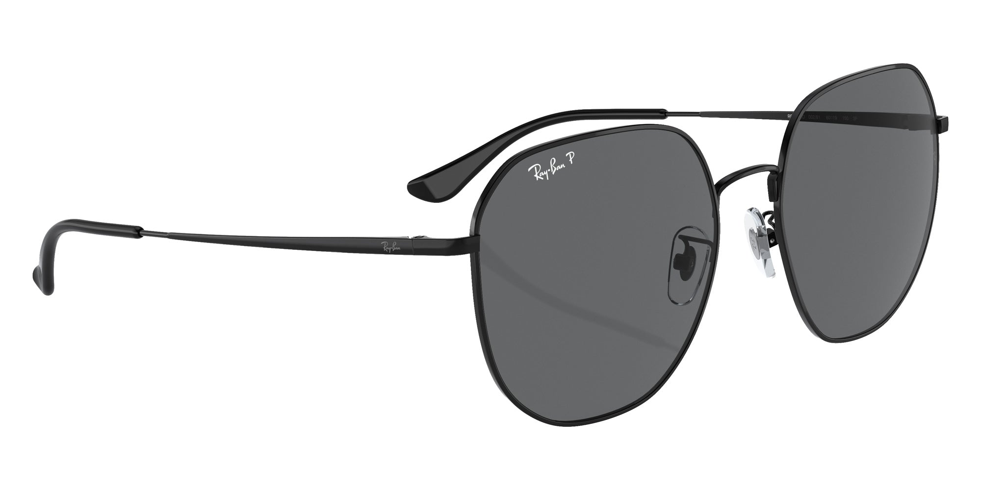 Ray-Ban RB3680D 002/81 60 - Black / Dark Gray Polarized #id:rb3680d00281_s:100120
