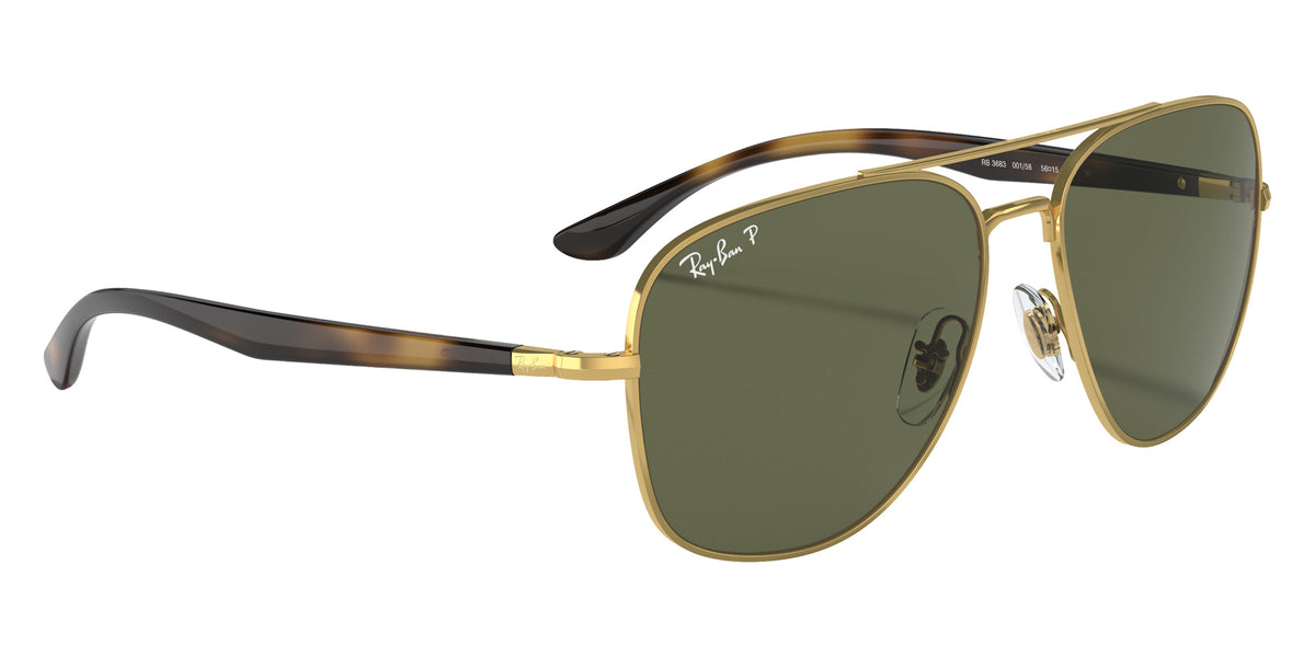 Ray-Ban RB3683 001/58 56 - Arista Gold / G-15 Green Polarized #id:rb368300158_s:100120