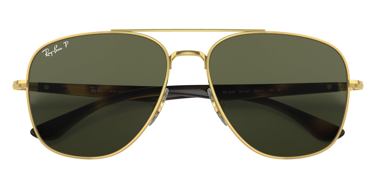 Ray-Ban RB3683 001/58 56 - Arista Gold / G-15 Green Polarized #id:rb368300158_s:100125