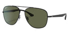 Ray-Ban RB3683 002/58 59 - Black / G-15 Green Polarized #id:rb368300258_s:100105