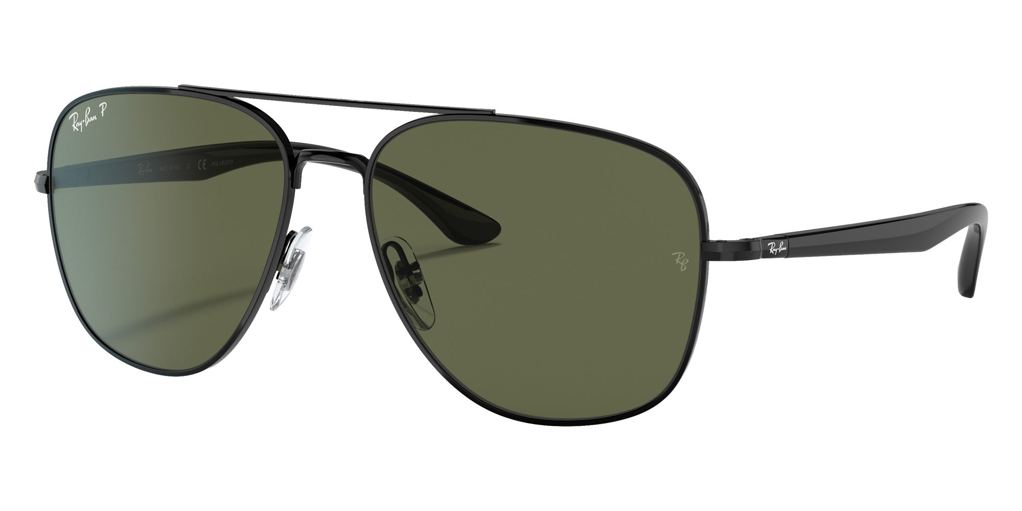 Ray-Ban RB3683 002/58 59 - Black / G-15 Green Polarized #id:rb368300258_s:100105