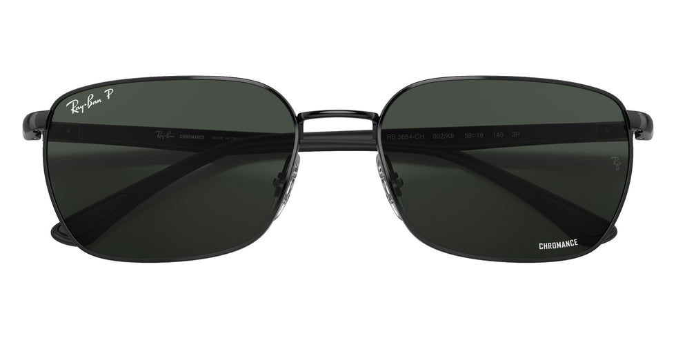 Ray-Ban RB3684CH Chromance 002/K8 58 - Black / Dark Gray Polarized #id:rb3684ch002k8_s:100125