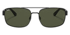 Ray-Ban RB3687 002/31 61 - Black / Green #id:rb368700231_s:100100