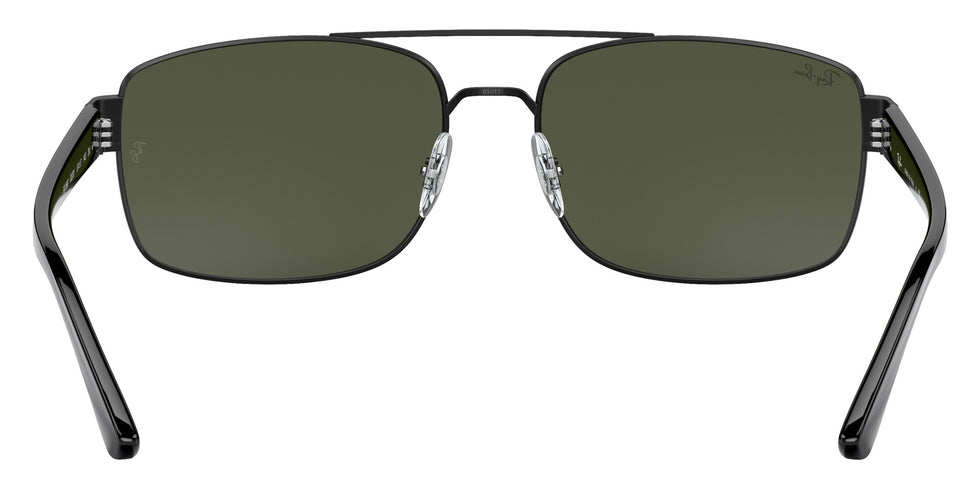 Ray-Ban RB3687 002/31 61 - Black / Green #id:rb368700231_s:100115