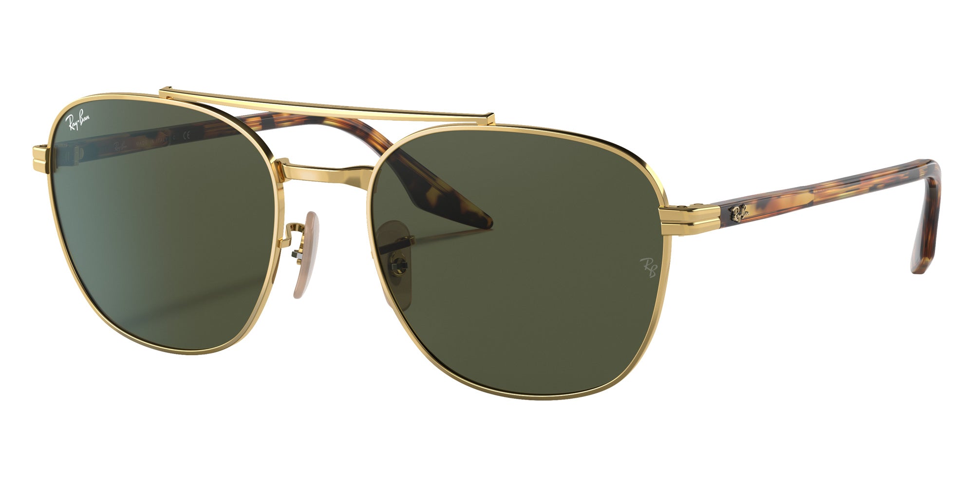 Ray-Ban RB3688 001/31 55 - Arista Gold / Green #id:rb368800131_s:100105