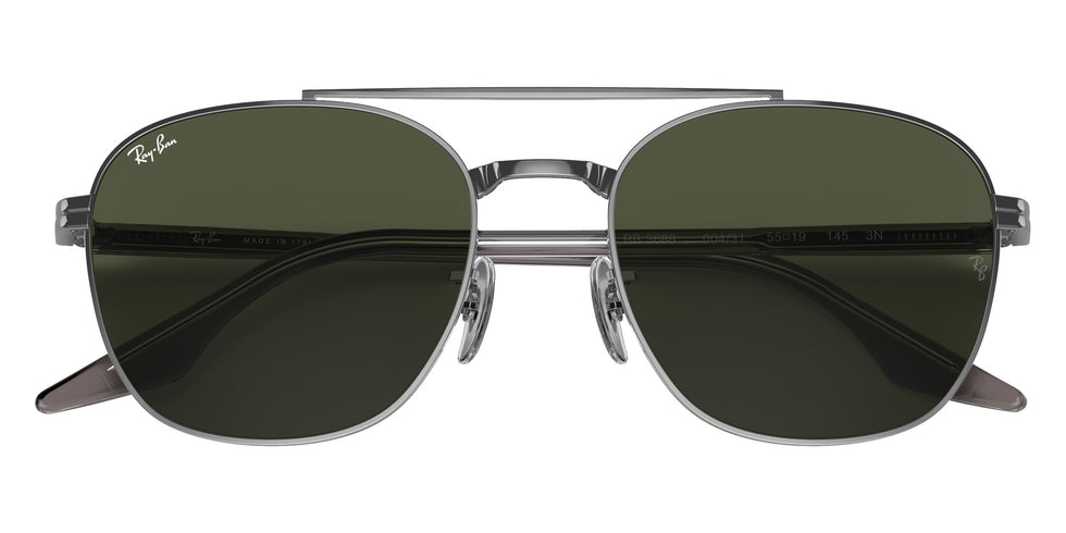 Ray-Ban RB3688 004/31 52 - Gunmetal / Green #id:rb368800431_s:102125