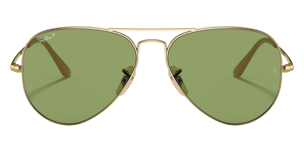 Ray-Ban RB3689 Aviator Metal II 9064O9 58 - Arista Gold / G-15 Green Polarized #id:rb36899064o9_s:100100