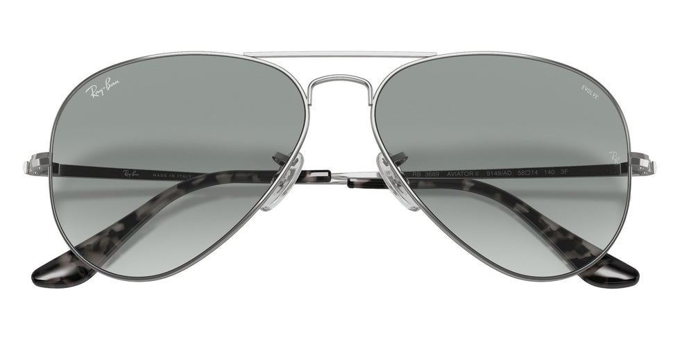 Ray-Ban RB3689 9149AD 58 - Silver / Photochromic Azure Gradient Blue #id:rb36899149ad_s:100130
