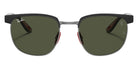 Ray-Ban RB3698M Scuderia Ferrari Collection F07331 53 - Black on Gunmetal / Green #id:rb3698mf07331_s:100100