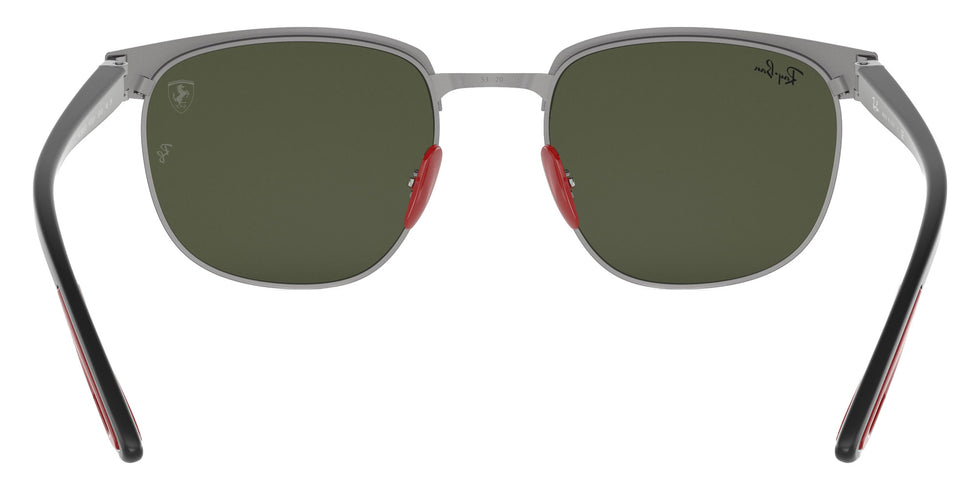 Ray-Ban RB3698M Scuderia Ferrari Collection F07331 53 - Black on Gunmetal / Green #id:rb3698mf07331_s:100115
