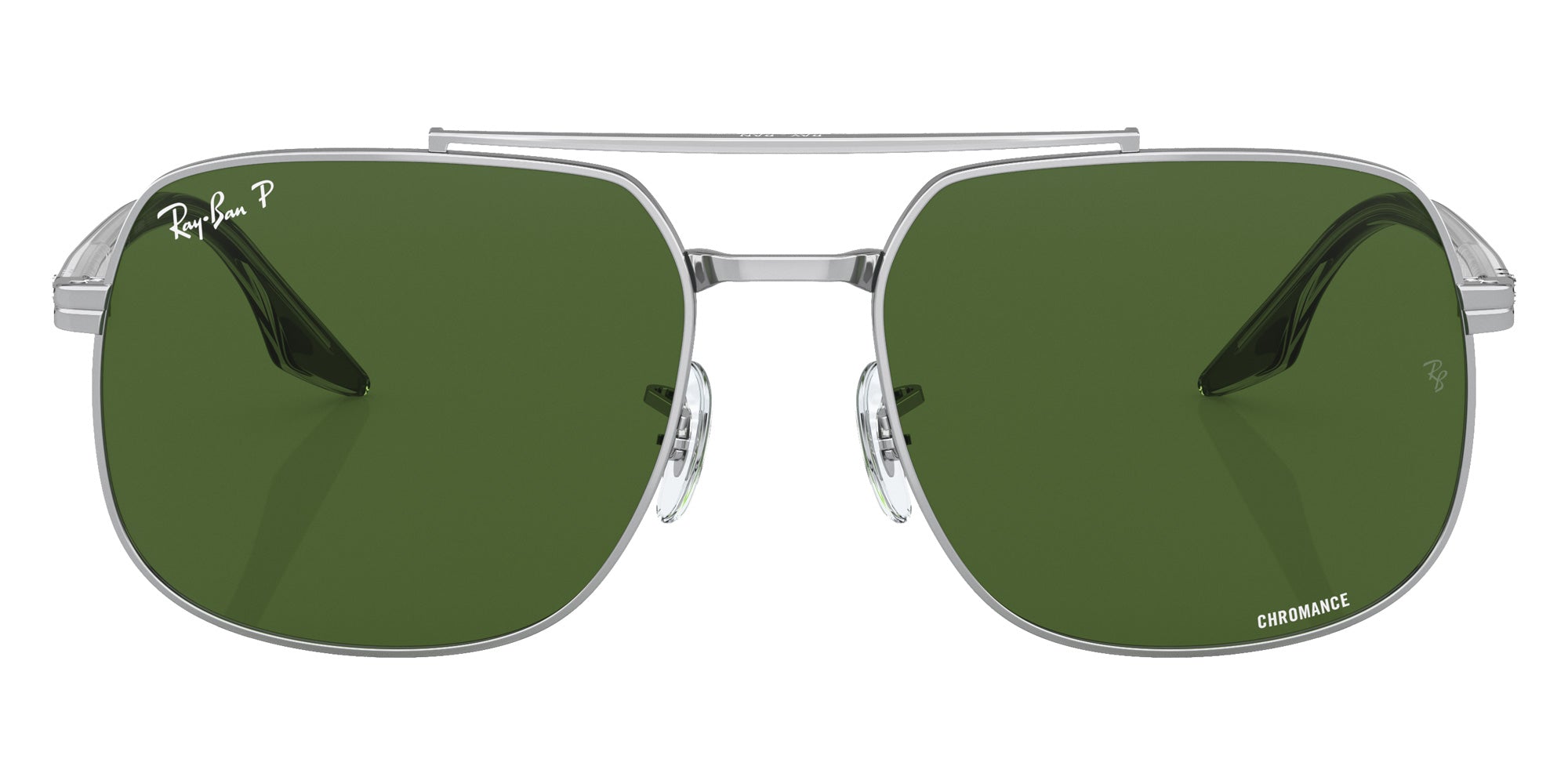 Ray-Ban RB3699 003/P1 56 - Silver / Dark Green Polarized #id:rb3699003p1_s:100100