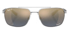 Ray-Ban RB3701 003/J0 59 - Silver / Blue/Gold Mirrored Polarized #id:rb3701003j0_s:100100