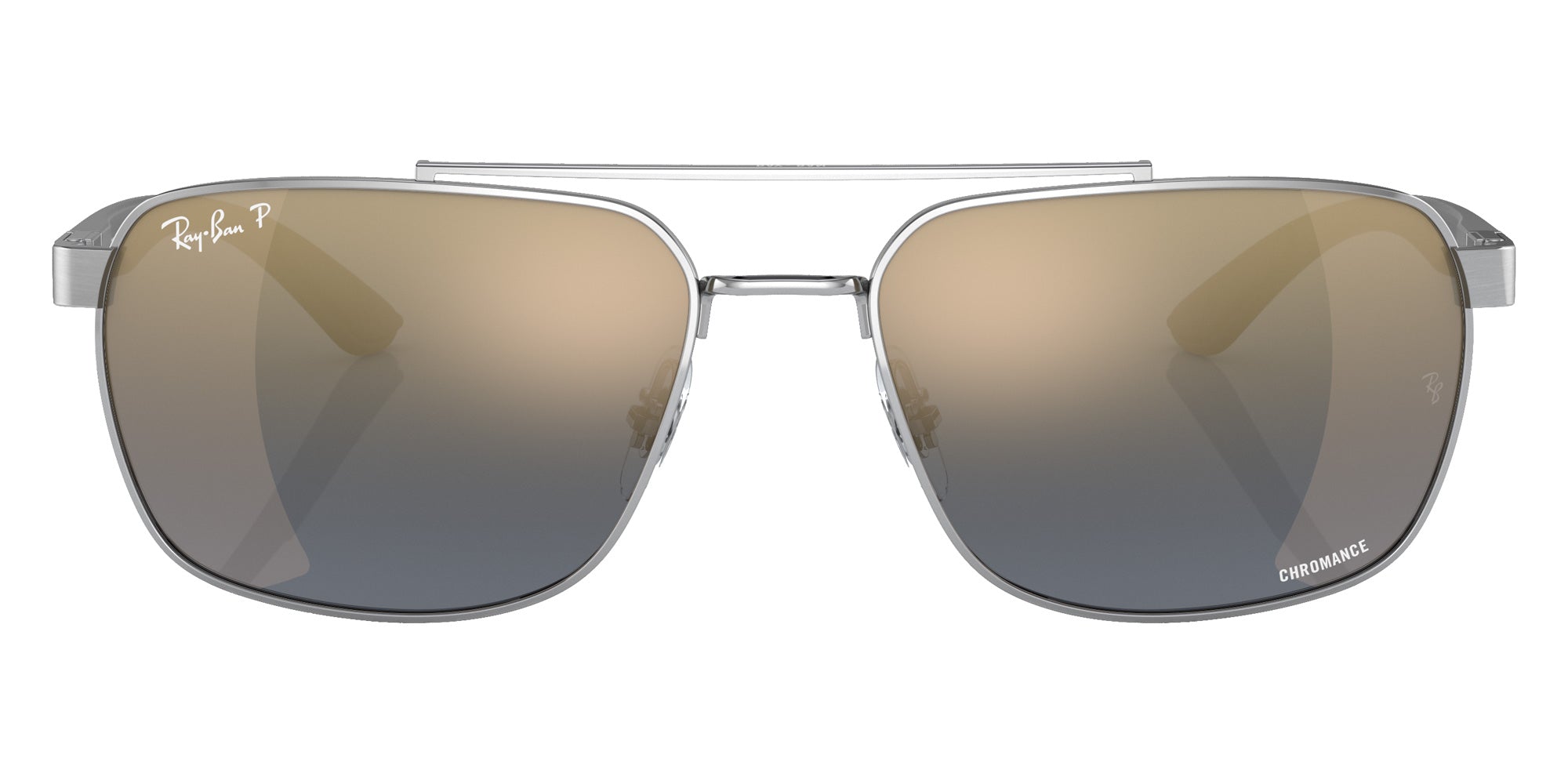 Ray-Ban RB3701 003/J0 59 - Silver / Blue/Gold Mirrored Polarized #id:rb3701003j0_s:100100