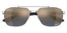 Ray-Ban RB3701 003/J0 59 - Silver / Blue/Gold Mirrored Polarized #id:rb3701003j0_s:100120