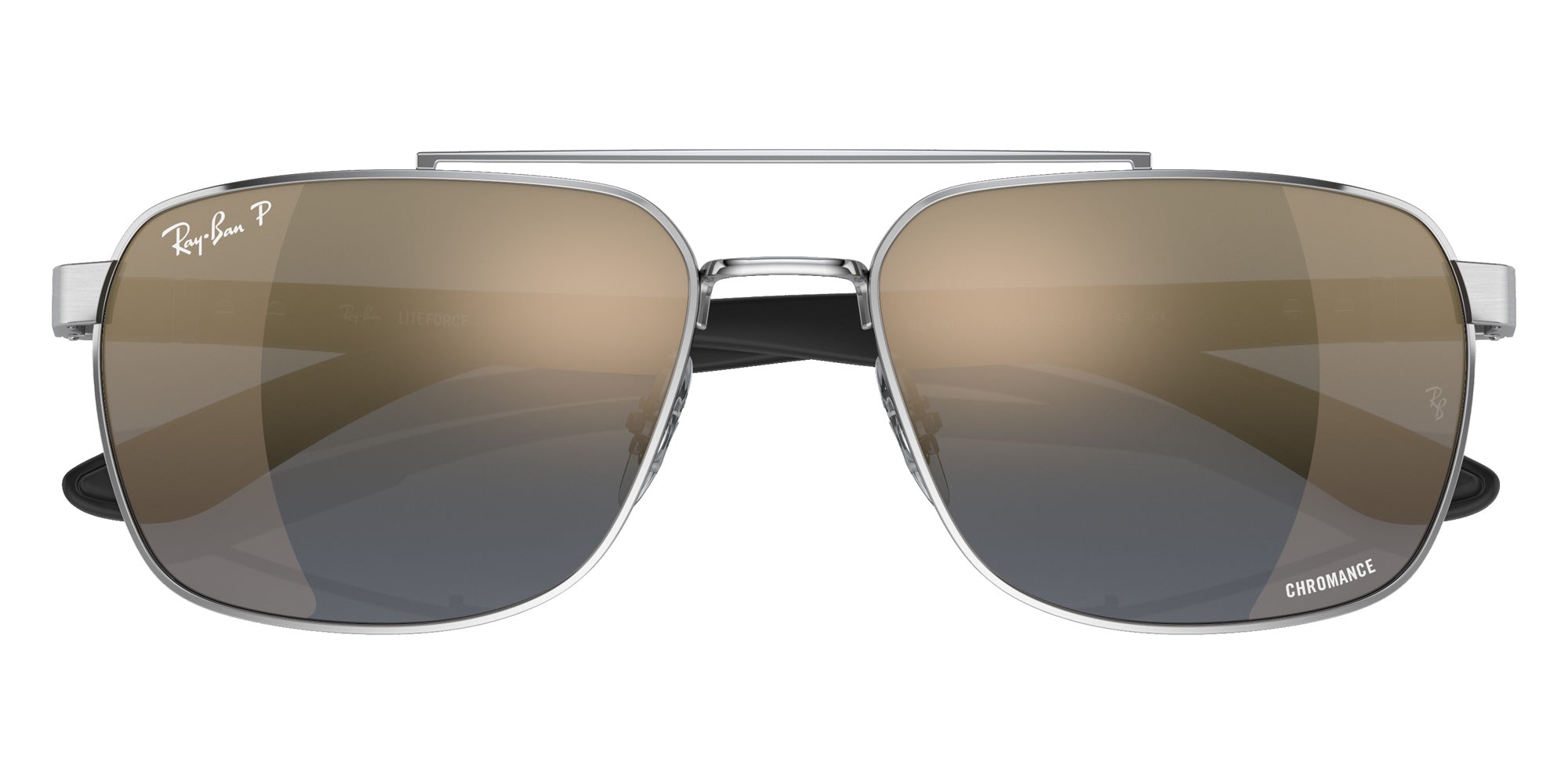 Ray-Ban RB3701 003/J0 59 - Silver / Blue/Gold Mirrored Polarized #id:rb3701003j0_s:100120