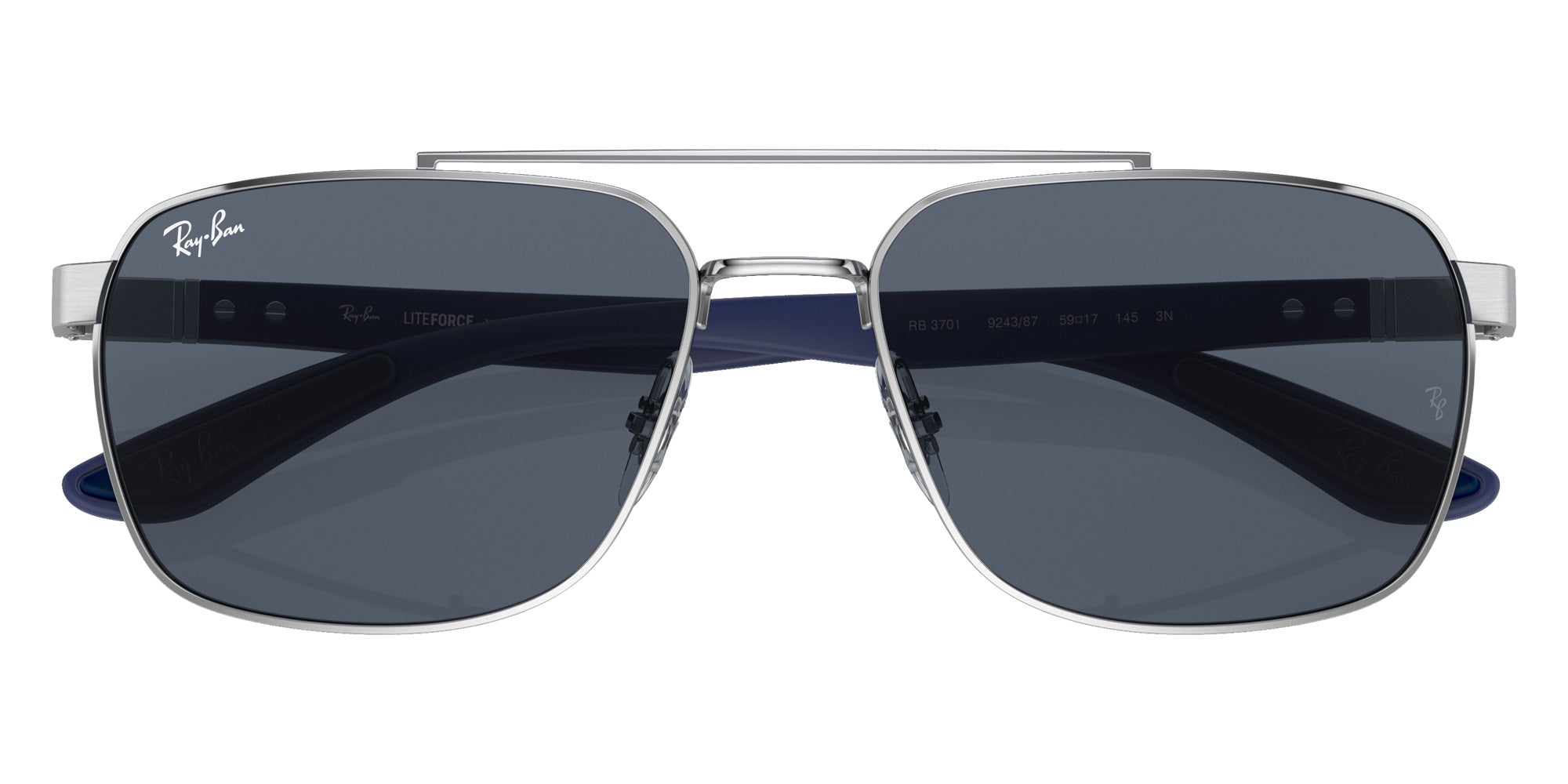 Ray-Ban RB3701 924387 59 - Silver / Dark Gray #id:rb3701924387_s:104120