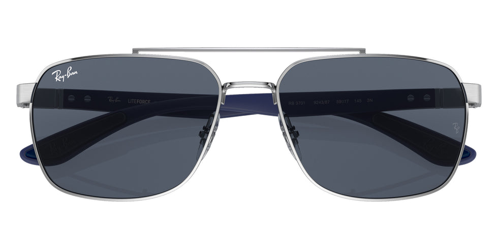 Ray-Ban RB3701 924387 59 - Silver / Dark Gray #id:rb3701924387_s:104120
