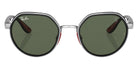 Ray-Ban RB3703M Scuderia Ferrari F00771 51 - Silver / Dark Green #id:rb3703mf00771_s:100100