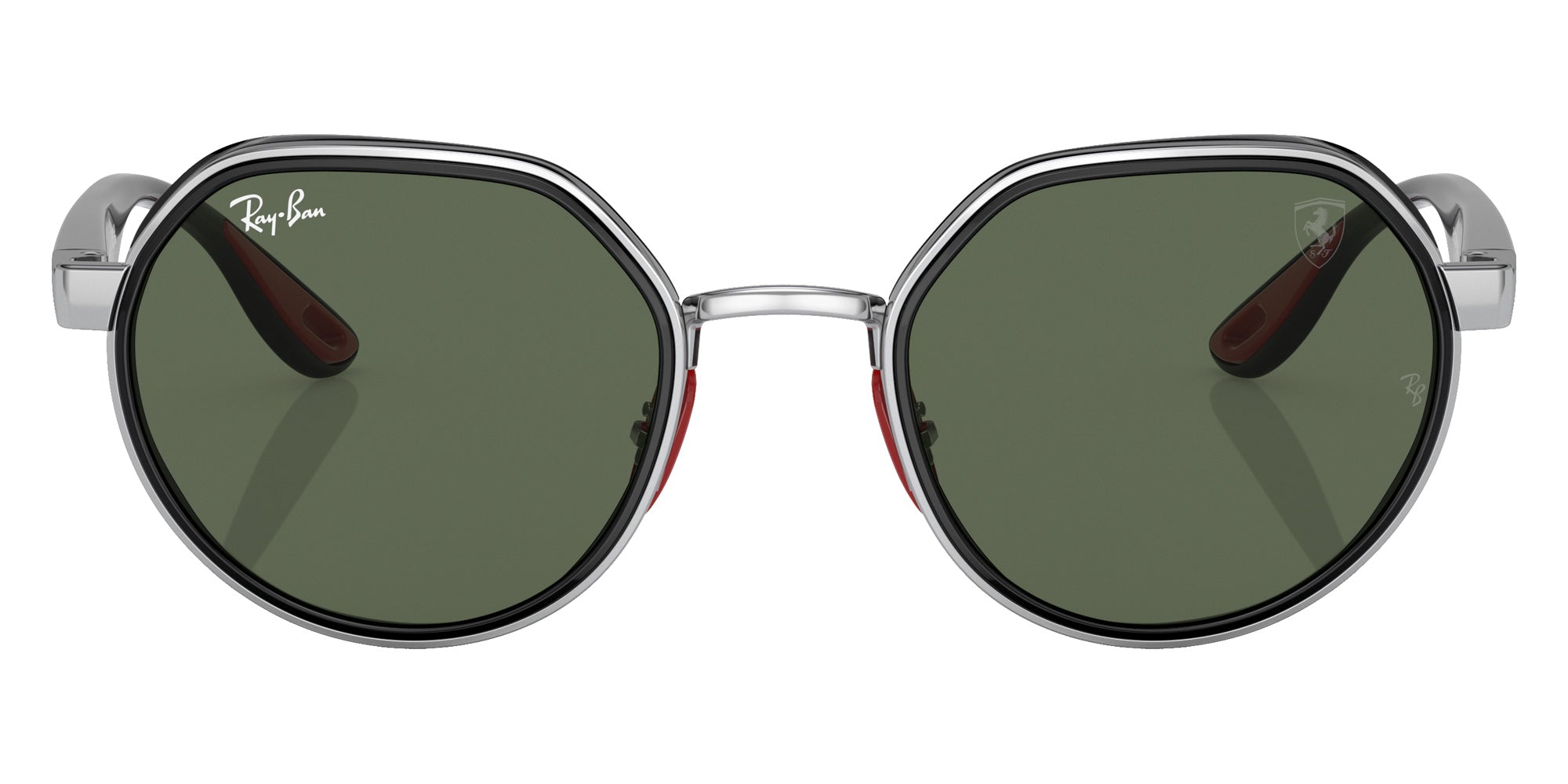 Ray-Ban RB3703M Scuderia Ferrari F00771 51 - Silver / Dark Green #id:rb3703mf00771_s:100100