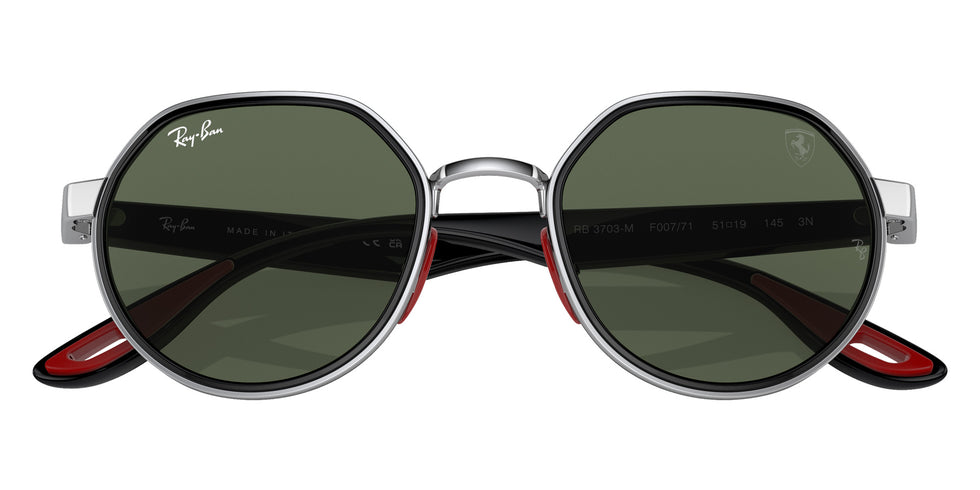 Ray-Ban RB3703M Scuderia Ferrari F00771 51 - Silver / Dark Green #id:rb3703mf00771_s:100120