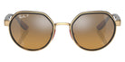 Ray-Ban RB3703M Scuderia Ferrari F076A2 51 - Gold / Brown/Gray Mirrored Polarized #id:rb3703mf076a2_s:102100