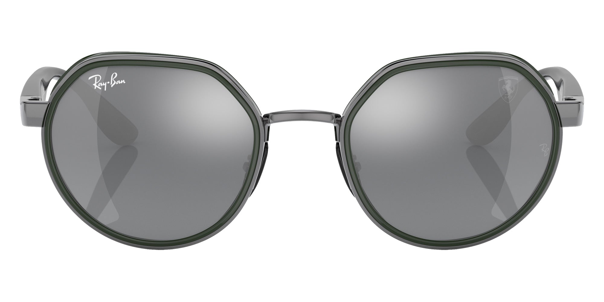 Ray-Ban RB3703M Scuderia Ferrari F0786G 51 - Gunmetal / Gray Mirrored Silver Gradient #id:rb3703mf0786g_s:104100