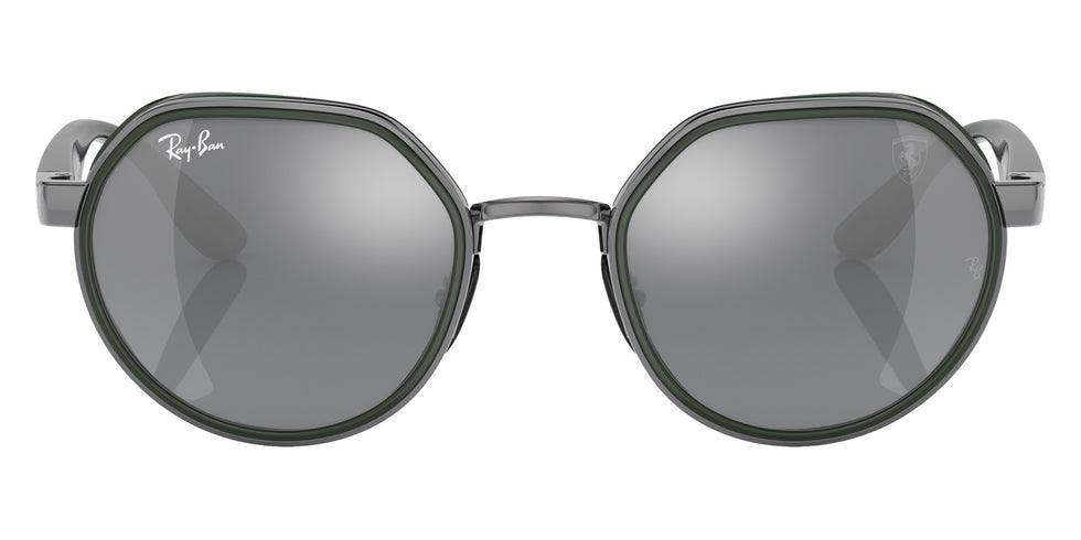Ray-Ban RB3703M Scuderia Ferrari F0786G 51 - Gunmetal / Gray Mirrored Silver Gradient #id:rb3703mf0786g_s:104100