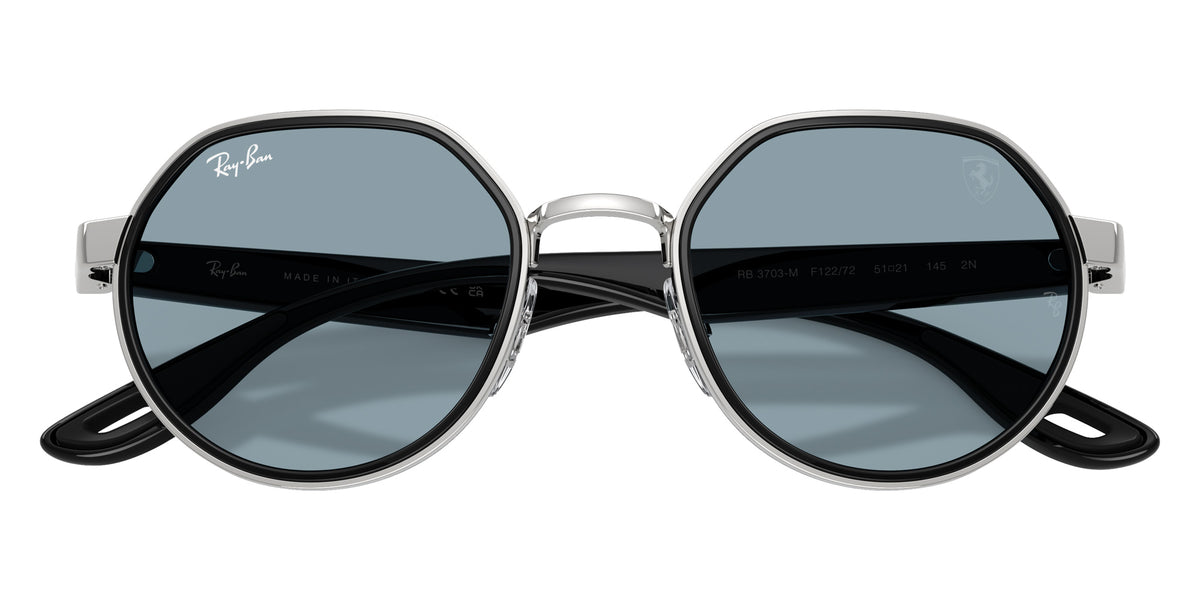 Ray-Ban RB3703M Scuderia Ferrari Collection F12272 51 - Silver / Azure #id:rb3703mf12272_s:102125