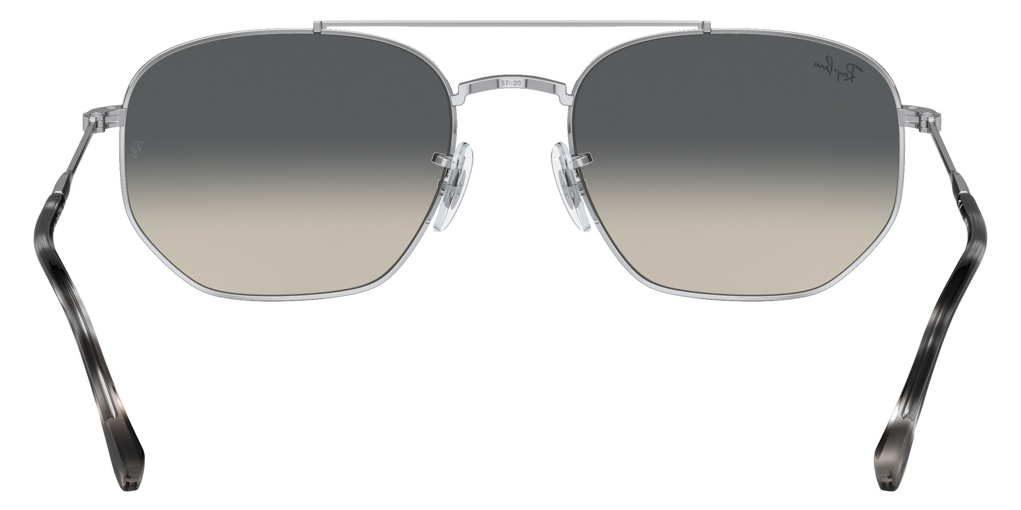 Ray-Ban RB3707 003/71 57 - Silver / Gray #id:rb370700371_s:100115