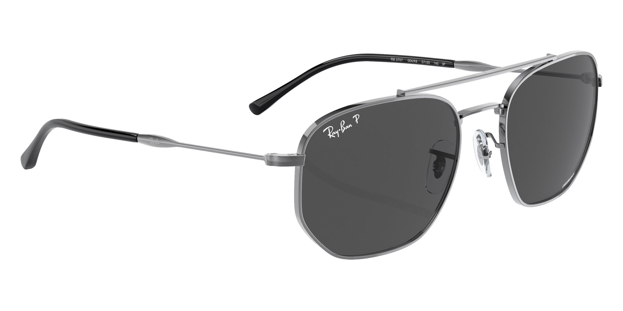 Ray-Ban RB3707 004/K8 54 - Gunmetal / Gray Polarized #id:rb3707004k8_s:102120