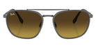 Ray-Ban RB3708 916785 59 - Gunmetal / Brown #id:rb3708916785_s:100100