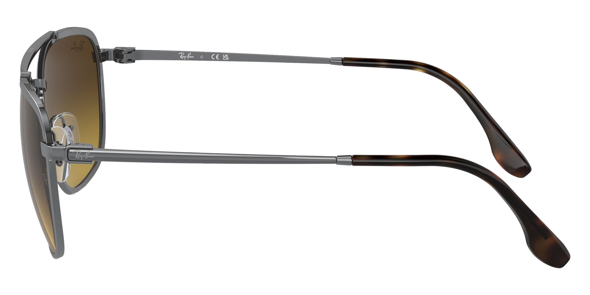 Ray-Ban RB3708 916785 59 - Gunmetal / Brown #id:rb3708916785_s:100110
