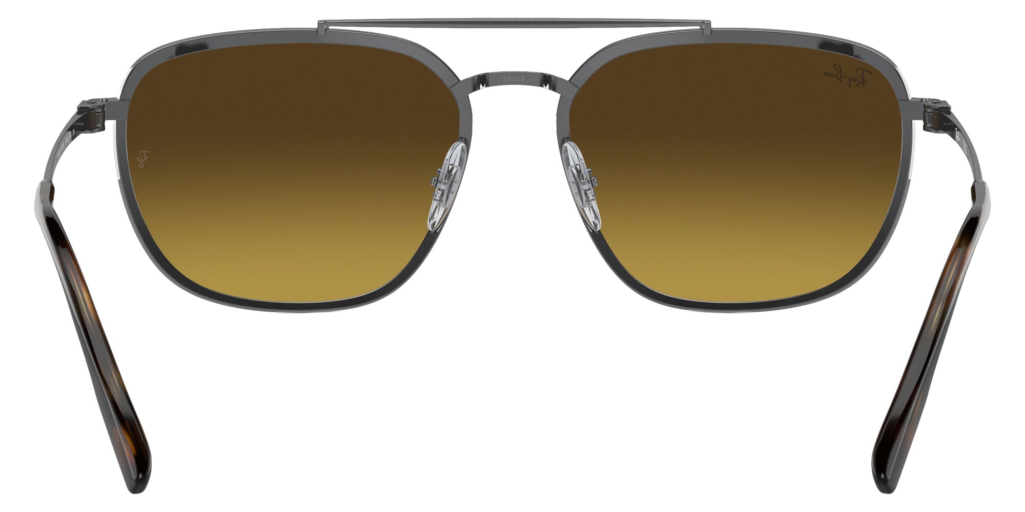 Ray-Ban RB3708 916785 59 - Gunmetal / Brown #id:rb3708916785_s:100115