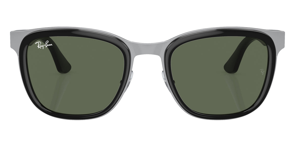 Ray-Ban RB3709 Clyde 003/71 53 - Black on Silver / Dark Green #id:rb370900371_s:100100