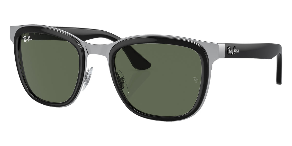 Ray-Ban RB3709 Clyde 003/71 53 - Black on Silver / Dark Green #id:rb370900371_s:100105