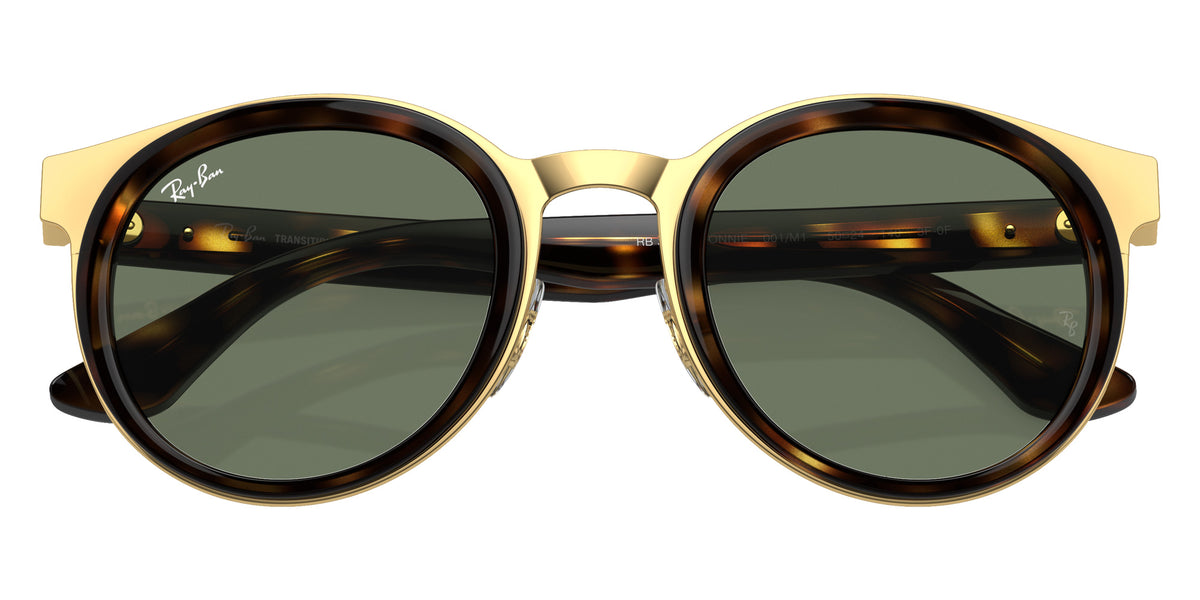 Ray-Ban RB3710 Bonnie 001/M1 50 - Havana on Gold / Clear/Green Photochromic #id:rb3710001m1_s:102135