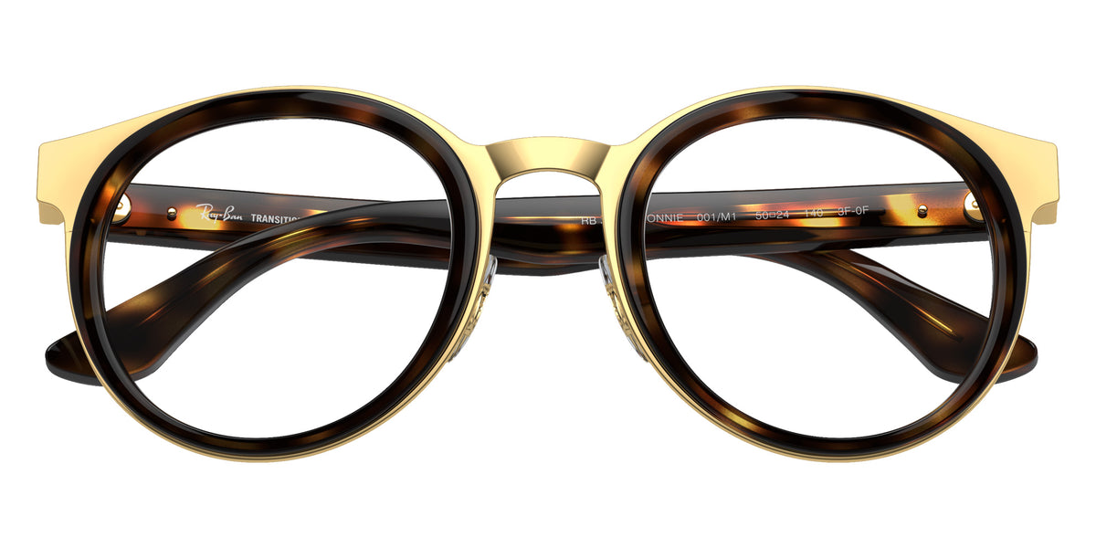 Ray-Ban RB3710 Bonnie 001/M1 50 - Havana on Gold / Clear/Green Photochromic #id:rb3710001m1_s:102140