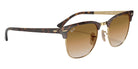 Ray-Ban RB3716 Clubmaster Metal 900851 51 - Havana on Gold / Light Brown Gradient #id:rb3716900851_s:100120