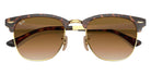 Ray-Ban RB3716 Clubmaster Metal 900851 51 - Havana on Gold / Light Brown Gradient #id:rb3716900851_s:100125