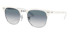 Ray-Ban RB3716 Clubmaster Metal 90883F 51 - White / Light Blue Gradient #id:rb371690883f_s:100105