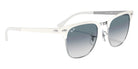 Ray-Ban RB3716 Clubmaster Metal 90883F 51 - White / Light Blue Gradient #id:rb371690883f_s:100120