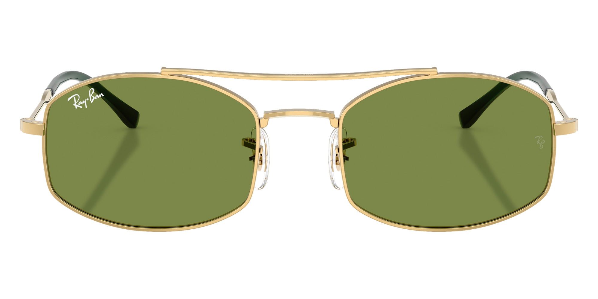 Ray-Ban RB3719 001/4E 54 - Arista Gold / Green #id:rb37190014e_s:100100