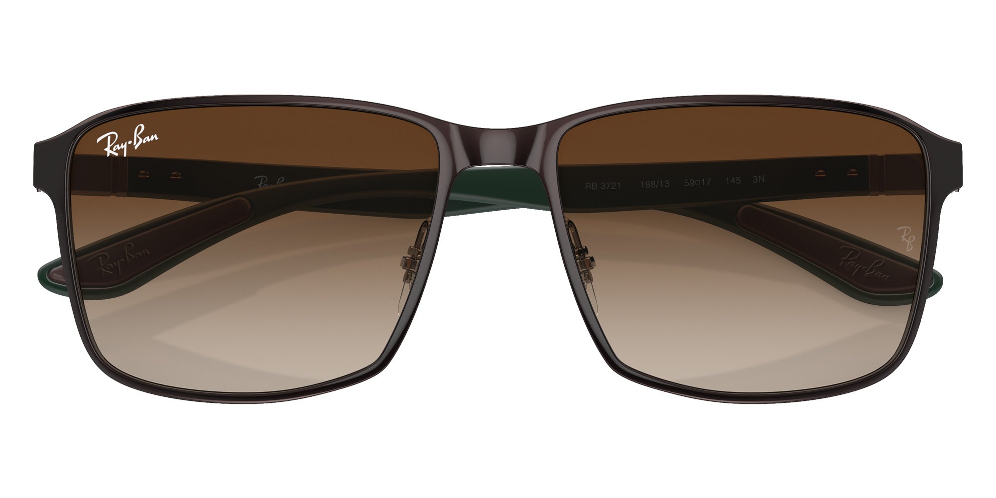 Ray-Ban RB3721 188/13 59 - Brown on Gunmetal / Brown #id:rb372118813_s:100125